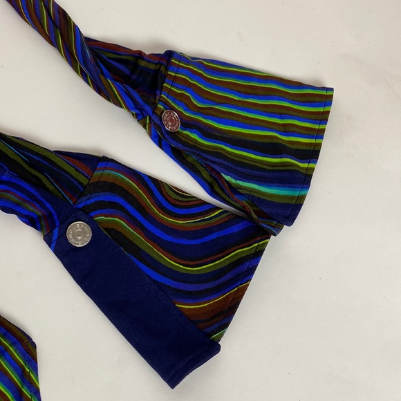 Mugler Abstract-print Long-sleeve Shirt multicolor Women’s size 36 - Picture 11 of 13